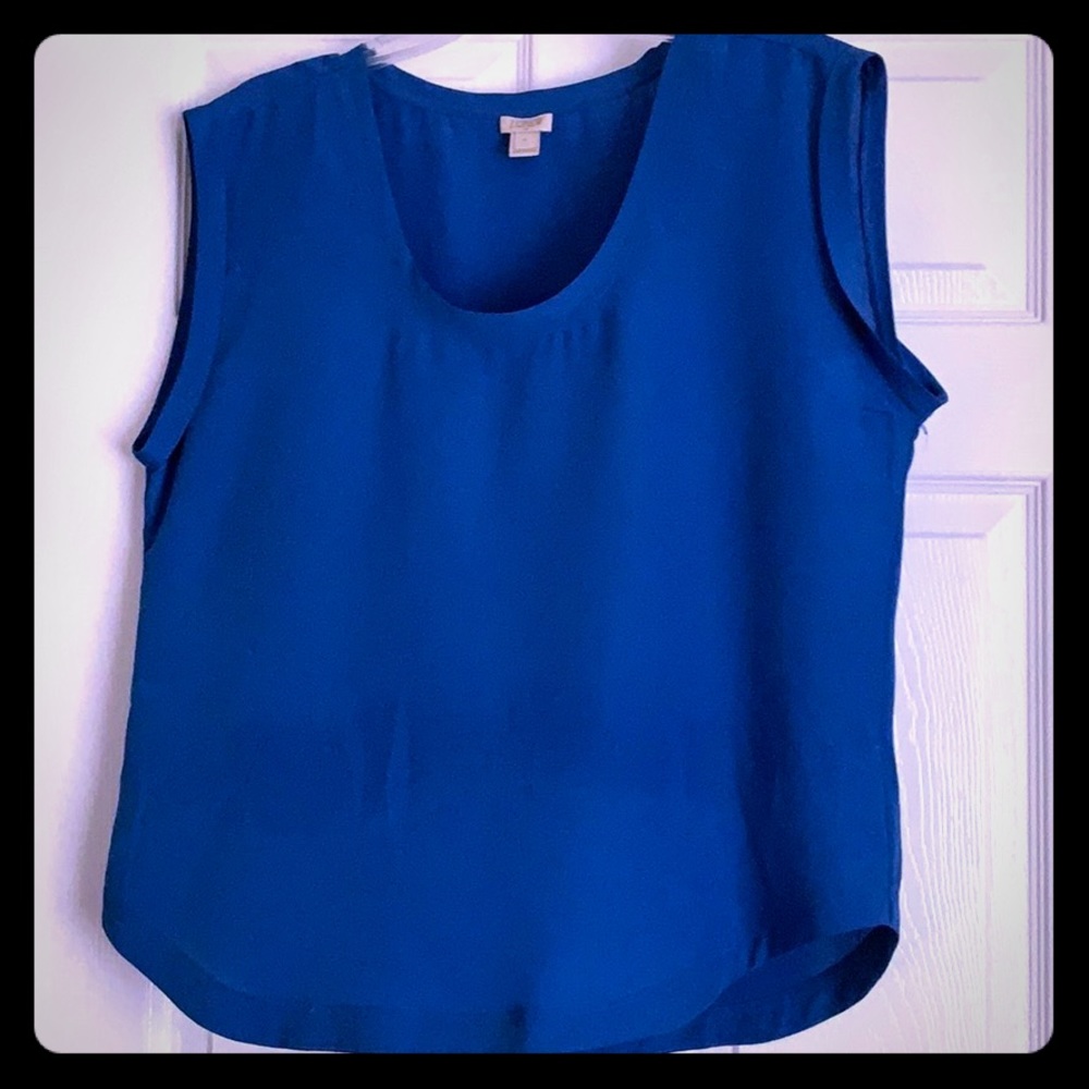The perfect color J Crew blouse/shell.